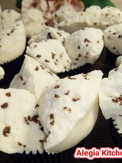 Foto resep 1. Bolu Kukus Dalmation Mekar Lembut Seperti Kapas