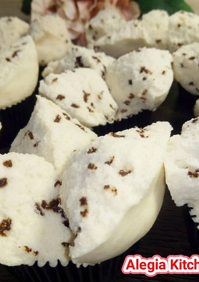 Foto resep 1. Bolu Kukus Dalmation Mekar Lembut Seperti Kapas
