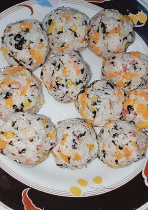 Foto resep Jumeokbap nagih (nasi kepal Korea) 👌🏻