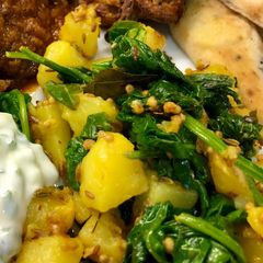 Saag Aloo #MyCookbook A picture of Saag Aloo #MyCookbook.