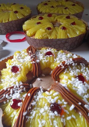 Una foto de Rosca de reyes súper esponjosa
