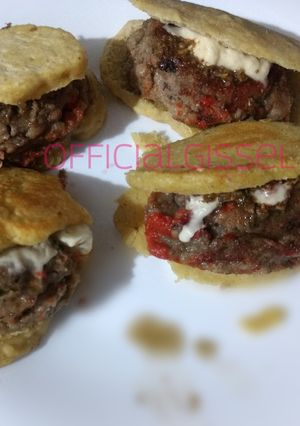 Una foto de Choripanes veganos