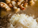 Langostinos con Leche en Coco 🍤🥥
