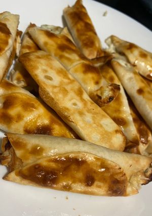 Una foto de Rollitos de salmón con queso