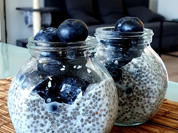 Recipe Chia pudding: Blueberries & coconut 🥥💙 the Perfect Really delicious