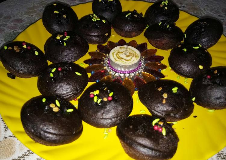 Baby chocolate Cakes in Appe Pan