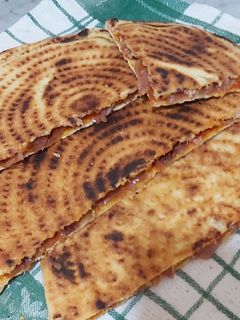 صورة لوصفة كسرة محشية بالبصل