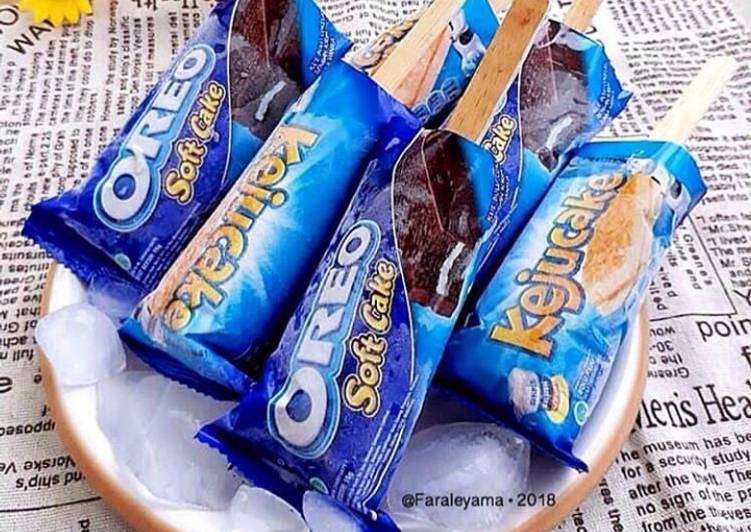 Bahan Es soft cake oreo | Cara Buat Es soft cake oreo Yang Lezat