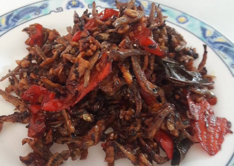 Teri Tempe Pedas Mudah Sederhana dan Cepat