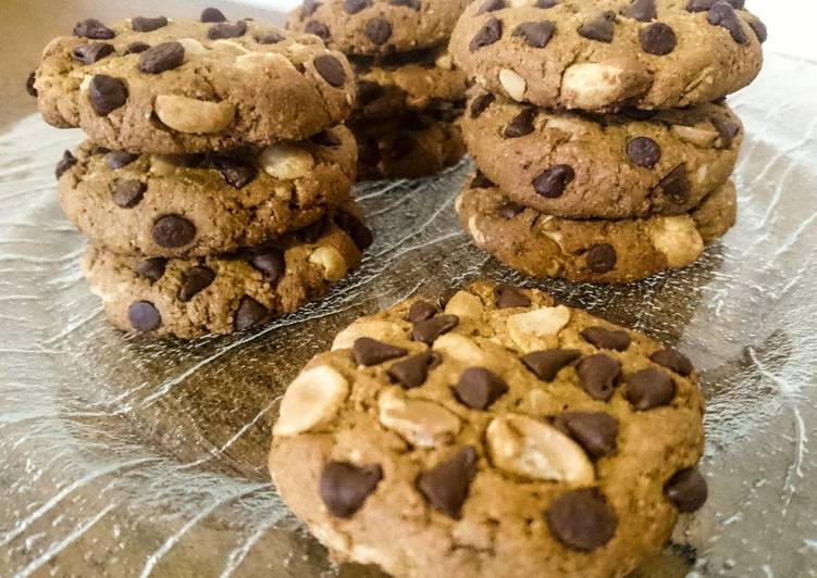 Comment Préparer Des Cookies vegan sains tout cacahuètes 🍪