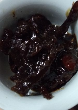 A picture of Elephant apple pickle (chaltar aachar).