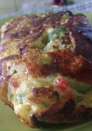 Una foto de Omelette de zapallito