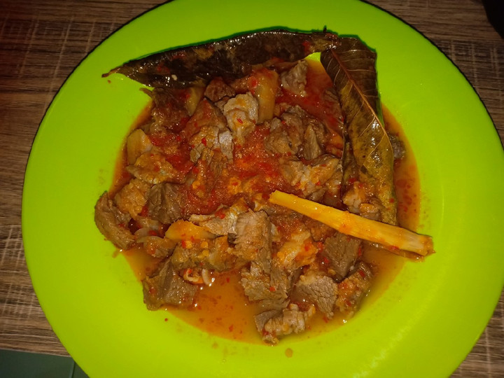 Langkah Mudah untuk Membuat Oseng mercon pedas daging sapi Istimewa