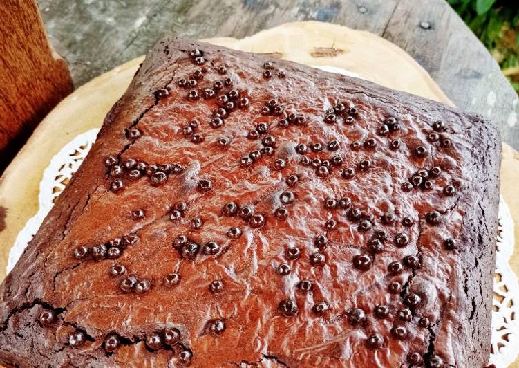 Resep Fudgy brownies ala starbucks TANPA mixer, Menggugah Selera