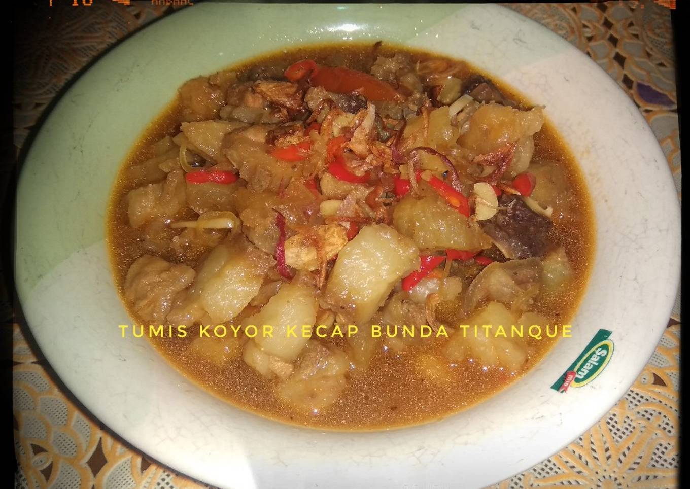 Tumis Koyor Kecap