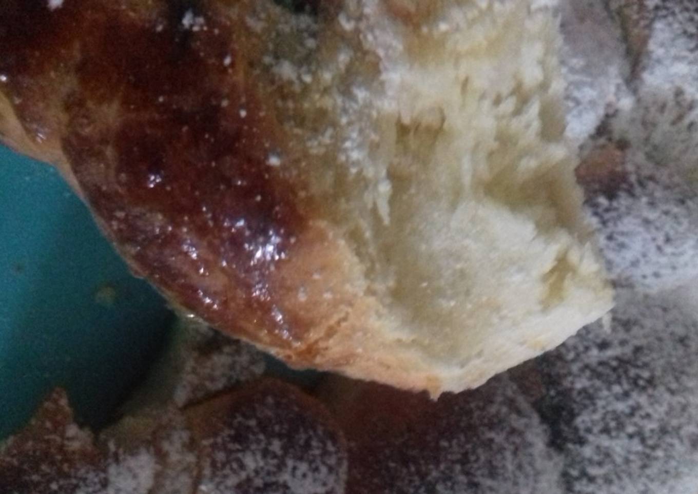 Pain brioche tressé💙🍔