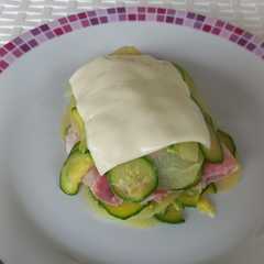 Foto di Lasagnetta patate zucchine e prosciutto cotto