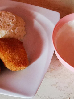 Rántott sajt rizzsel, tartárral recept fotója