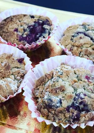 Une photo de Muffins framboise