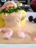 Causa Rellena de Langostinos con Salsa Bechamel👍🇵🇪