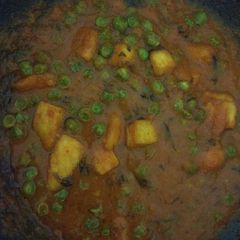 A picture of Punjabi Matar Paneer.