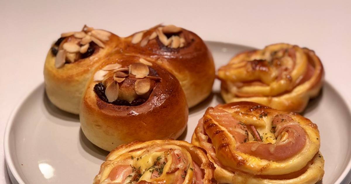 Resep Chicken Slice Mayonnaise Bread & Cinnamon Roll oleh Feby Kusuma