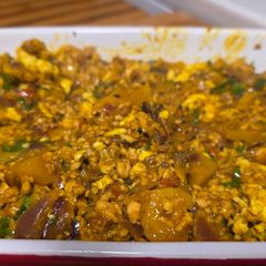 Chicken Aloo Bhujia Scramble A picture of Chicken Aloo Bhujia Scramble.