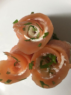Foto de Rolinhos de Salmão com Queijo