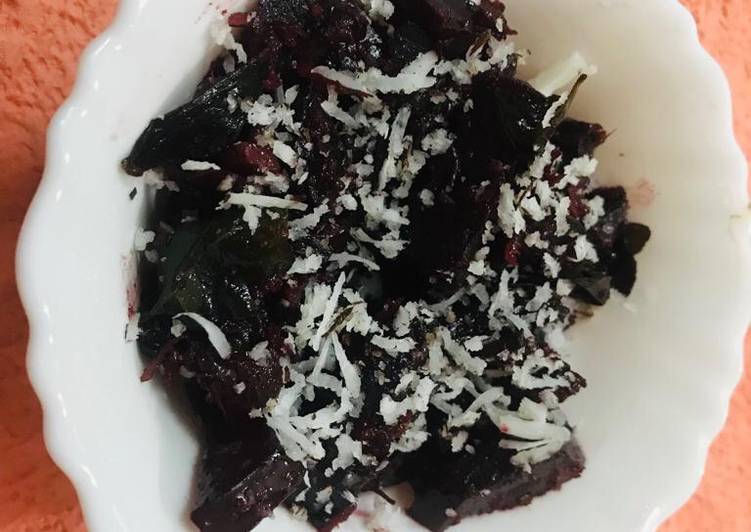 Beetroot fry recipe