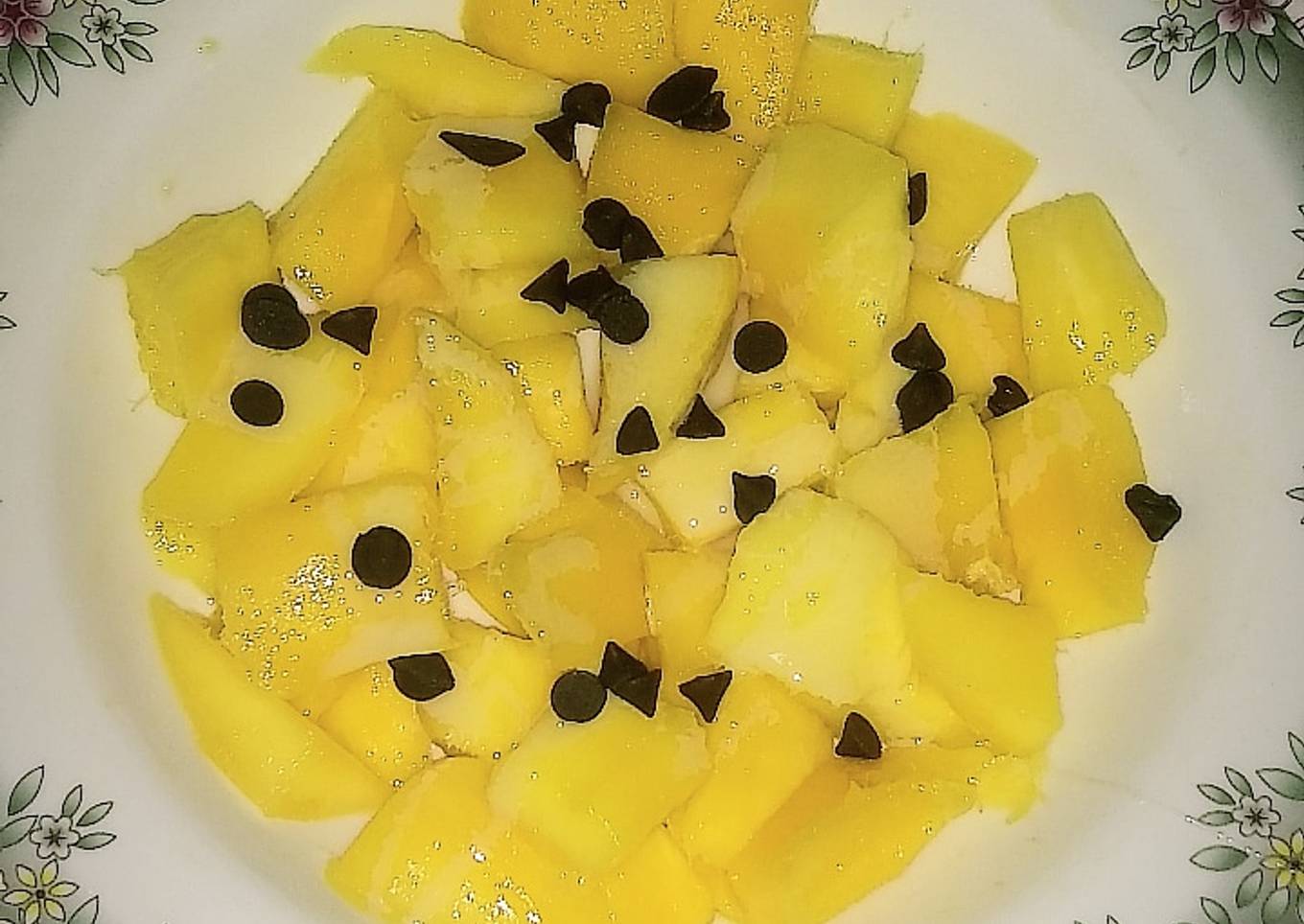 Sweet mango chat
