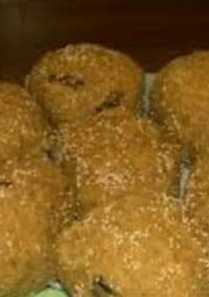 A picture of Churma ladoo.