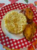 Riso con pollo con le spezie ❤️