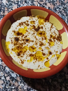 صورة لوصفة سلطة الطحينة الجاهزه 😋