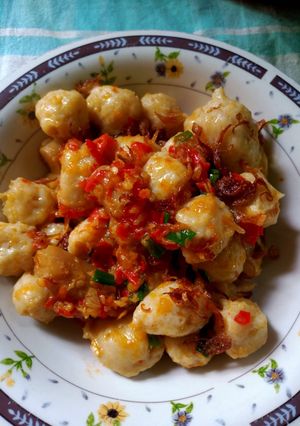 Foto resep Bakso Pentol Masak Pedas 🌶🌶