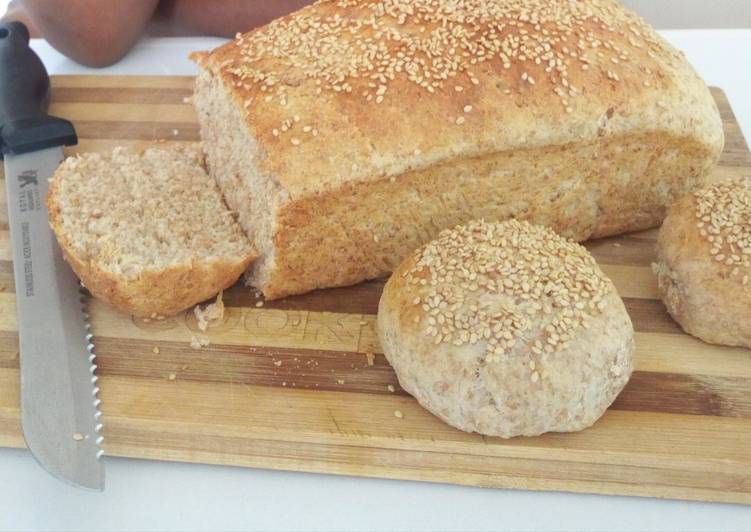 Recipe of Speedy Whole Wheat Brown Bread