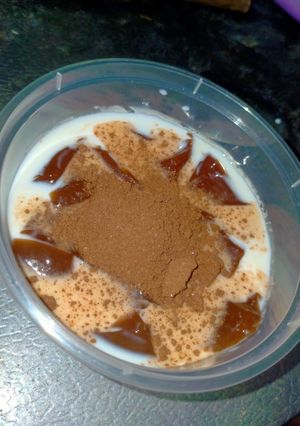 Foto resep Dessert, nutrijel coklat susu