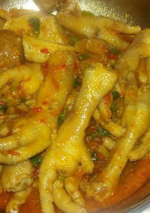 Foto resep Ceker Mercon Asam Manis
