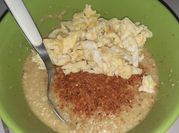 Gambar bubur oat gurih