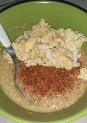 Foto resep Bubur Oatmeal gurih