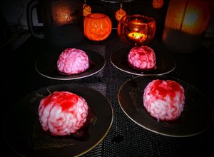 Una foto de Cerebros sangrientos de gelatina!
