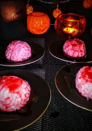 Una foto de Cerebros sangrientos de gelatina!