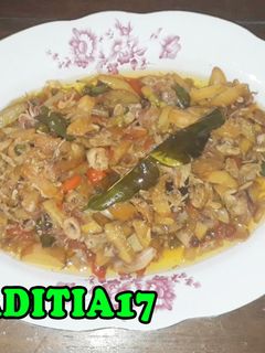 Foto resep Resep Tumis Jengkol Asam Manis Mix Cumi Asin