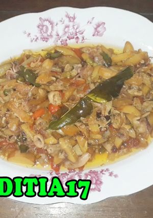 Foto resep Resep Tumis Jengkol Asam Manis Mix Cumi Asin