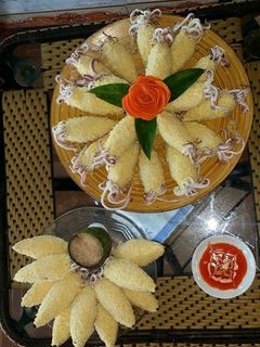 Hình của món Mực nhồi thịt chiên xù.