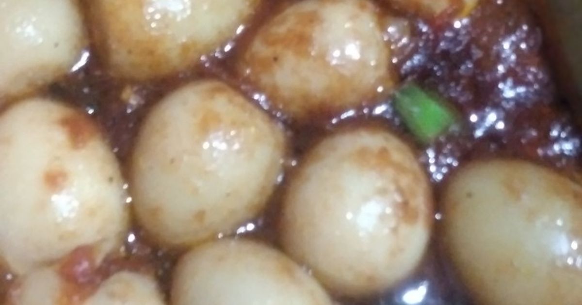 Tumis tomat telor puyuh (menu anak anak)