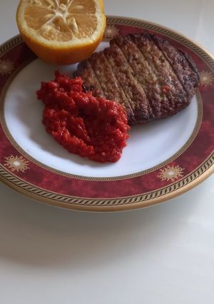 عکسی از دستور همبرگر بوقلمون