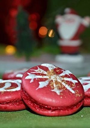 Une photo de Macarons de Noël