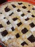 Tarta de mermelada casera de higos