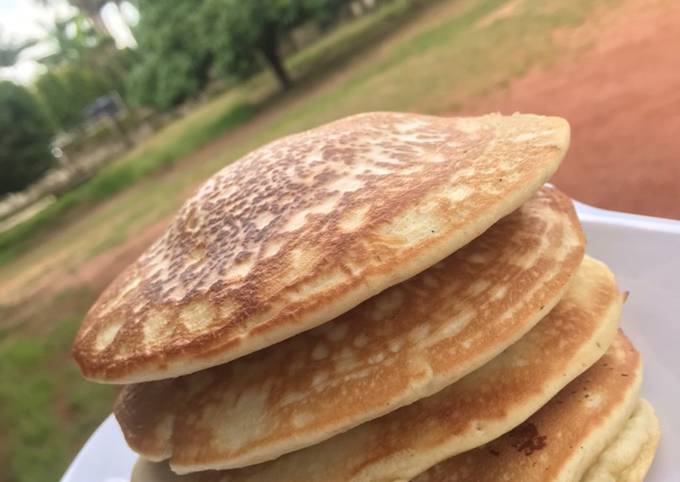 Simple Way to Prepare Homemade Fluffy Pancakes