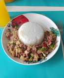 Zapallo italiano con carne molida